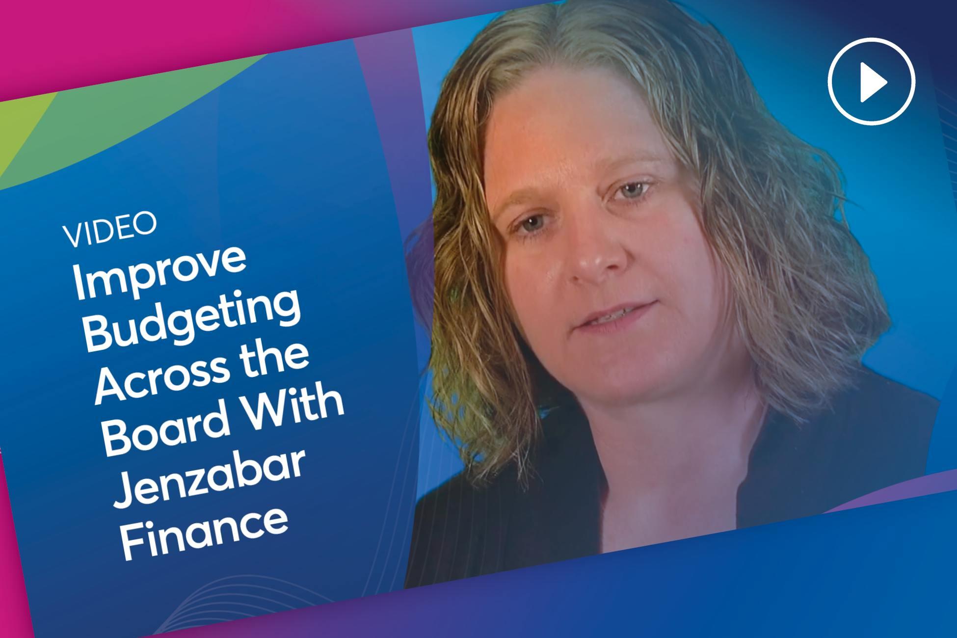 Video: Improve Budgeting Across the Board With Jenzabar Finance 