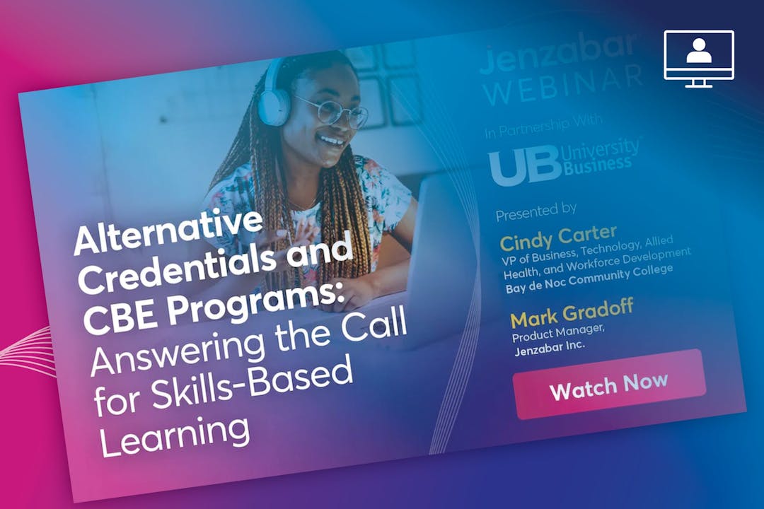 Alternative Credentials and CBE Programs: Answering the Call for Skills-Based Learning