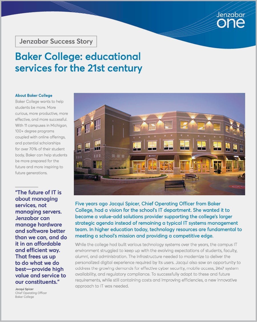 Baker College: Educational services for the 21st century