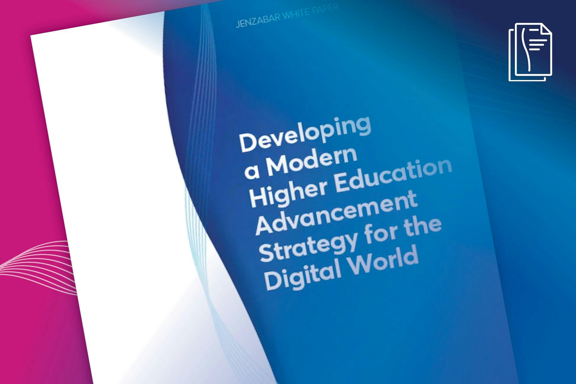 White Paper: Developing a Modern Advancement Strategy for the Digital World
