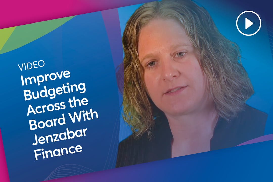 Improve Budgeting Across the Board With Jenzabar Finance
