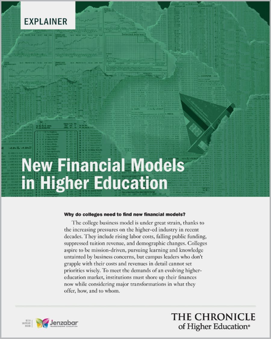 New Financial Models in Higher Education