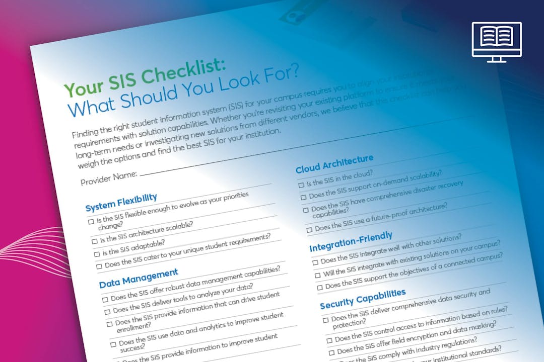 Student Information System Buying Guide Checklist