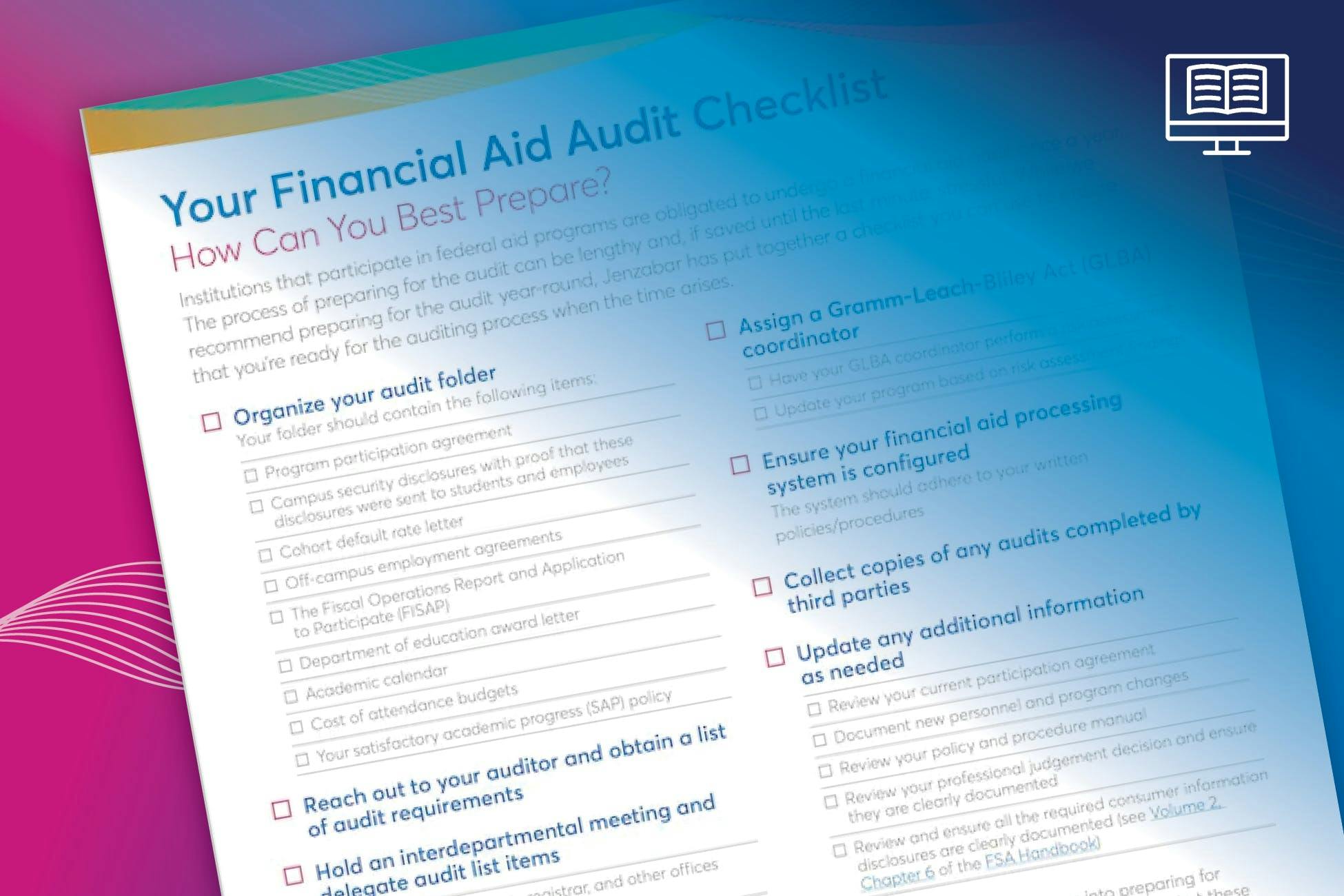 Checklist: Financial Aid Audit Checklist