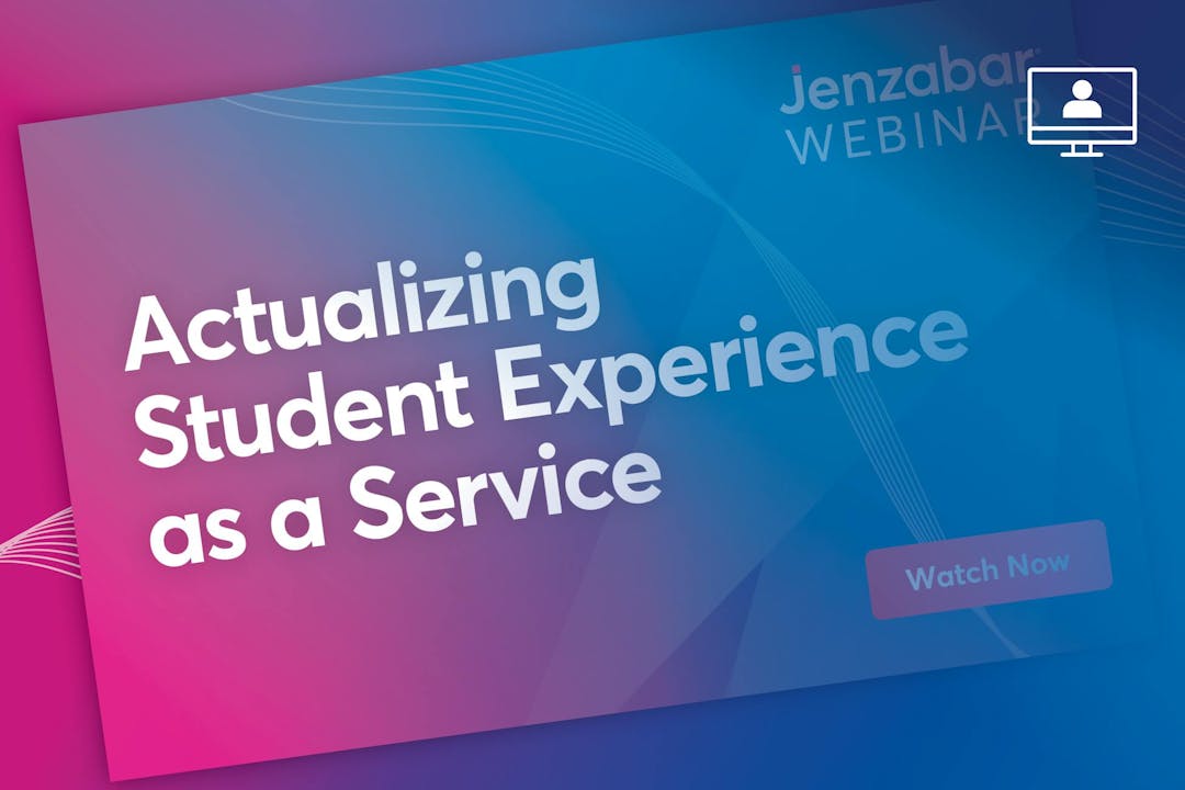 Actualizing Student Experience as a Service