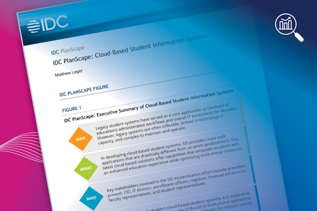 IDC PlanScape: Cloud-Based Student Information Systems