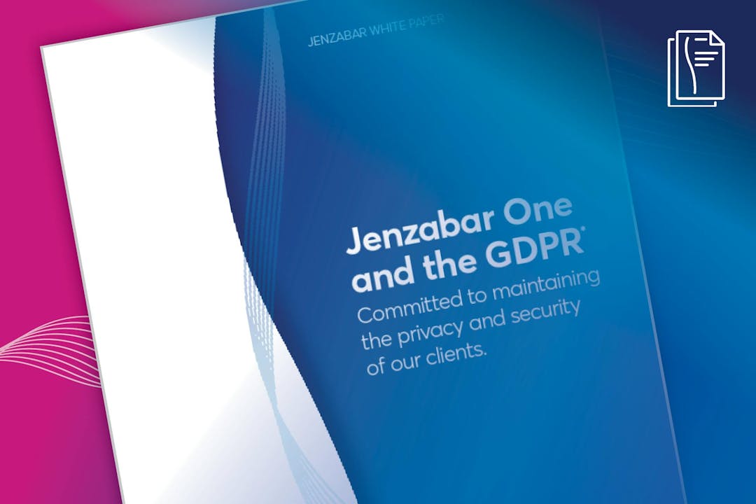 Jenzabar One and the GDPR