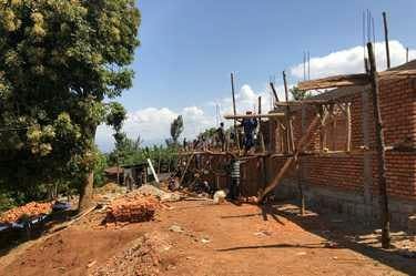 Kasese, Uganda building site sponsored by Jenzabar
